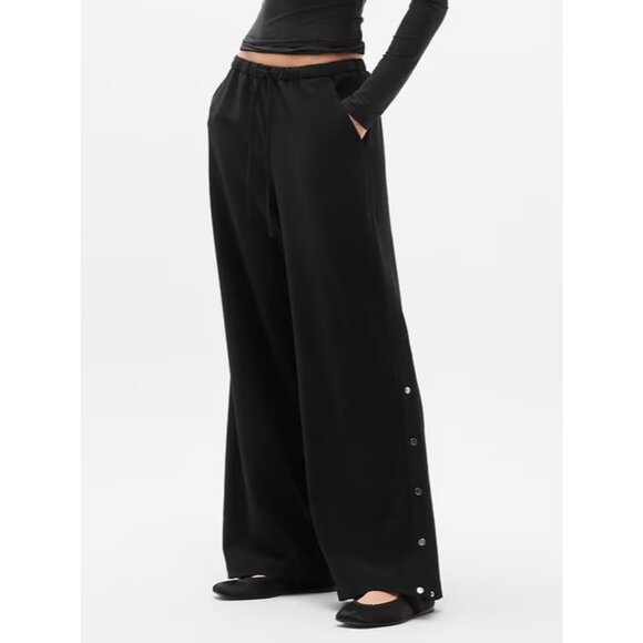 New Athleta S MVP Mid Rise Snap Pant Black Small Regular - Picture 2 of 8